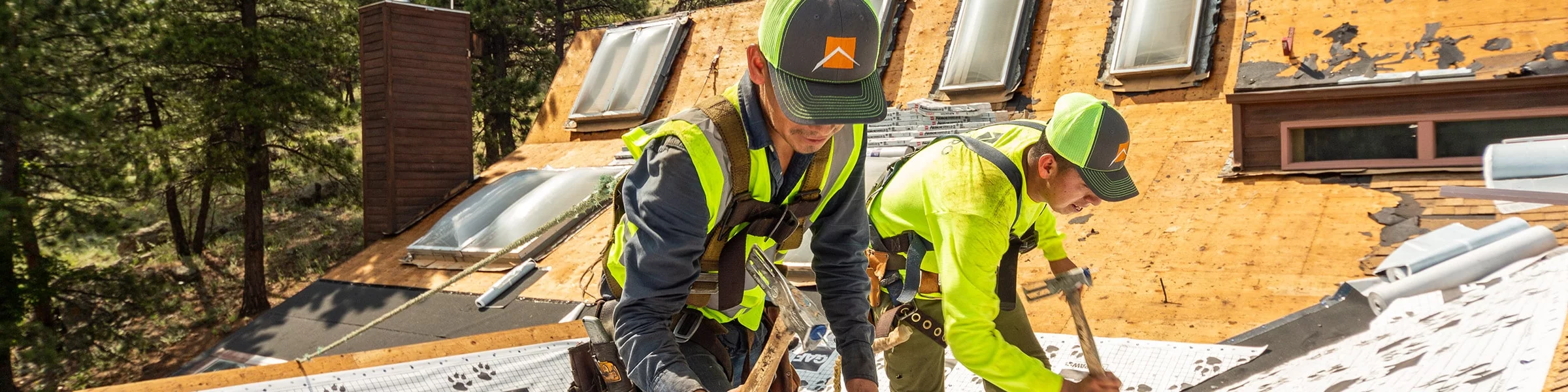 WestPro Contractors work on a new roof