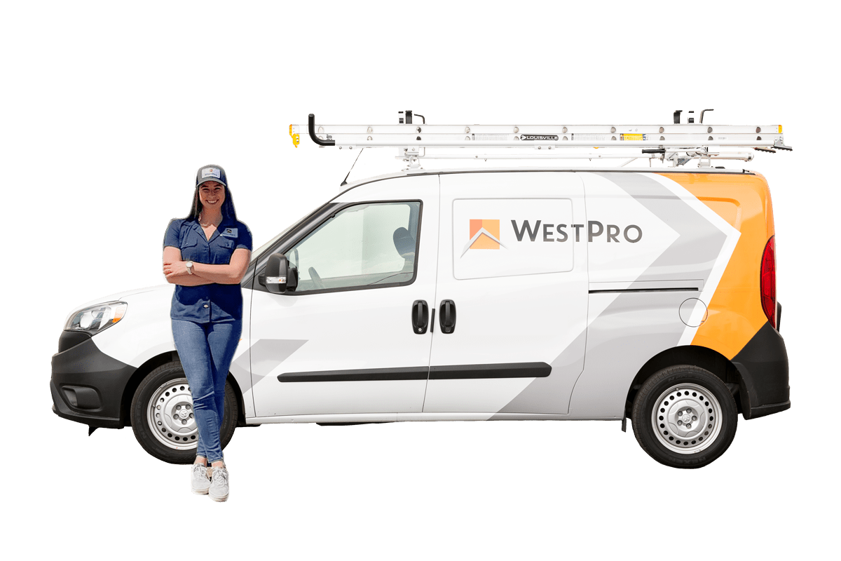 WestPro contractor in front a van